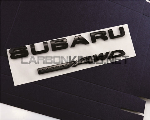 Matte Black SUBARU AWD REPLACEMENT EMBLEM 2015+ Subaru STI / WRX