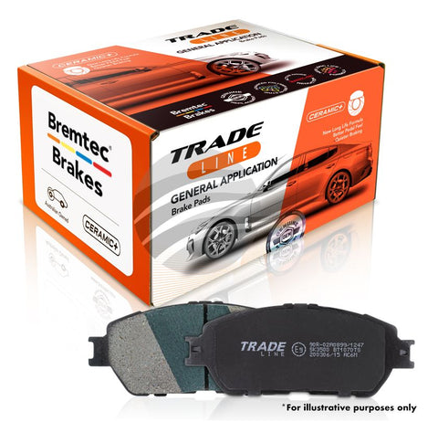 Bremtec TRADE-LINE BT1125TS Ceramic+ BRAKE PAD FRONT SET